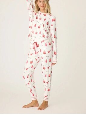 P.J. Salvage Cranberries & Cocktails PJ Set - Size Small